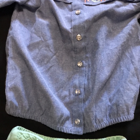 Nicole Miller floral girl outfit. Size 5. - Picture 7 of 11